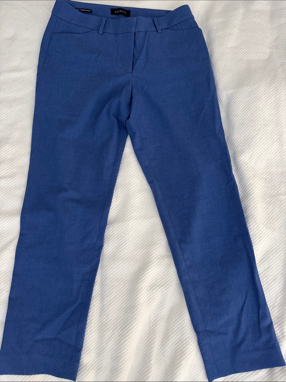 Talbots Cobalt Ankle-Length Chinos